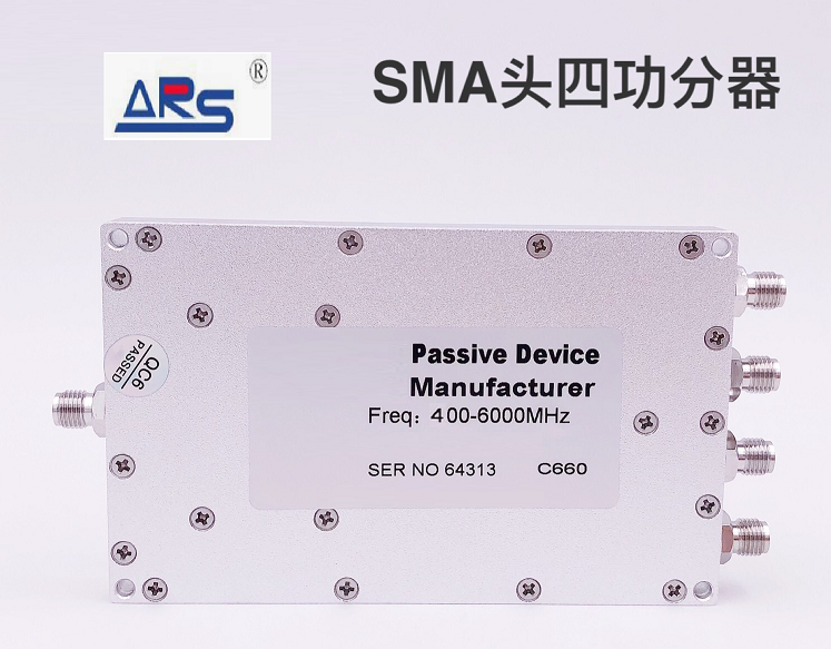 400MHz-6GHz 超宽带5G通信四路功分器 