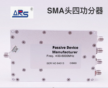 400MHz-6GHz 超宽带5G通信四路功分器 